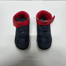 Scarpe Puma Bambino Blu Rosse