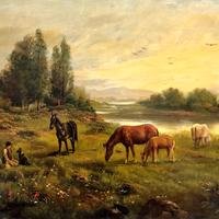 Quadro a olio su tela 