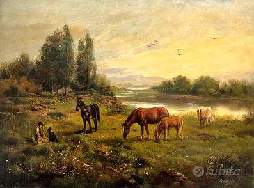 Quadro a olio su tela 