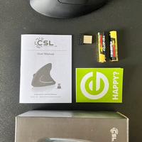 Mouse verticale ergonomico wireless CSL mano destr