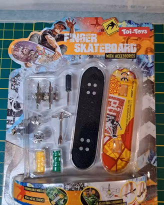 Finger Skateboard con Accessori