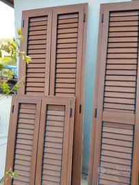 Persiane alluminio finto legno come nuove