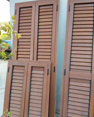 Persiane alluminio finto legno come nuove