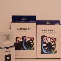Kit 3 Ventole NZXT rgb + controller + stand cuffie