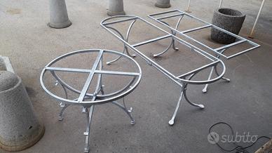 Basi per Tavolo in ferro robuste made in Italy