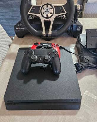 PLAYSTATION 4  500GB + volante da corsa Xtreme