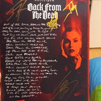 Cartoncino Halestorm firmato 