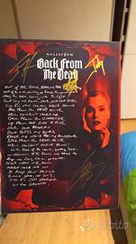 Cartoncino Halestorm firmato 