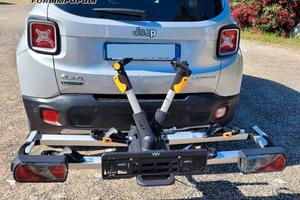 PORTABICI GANCIO TRAINO E-BIKE BI-AMMORTIZZATE X2