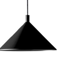  lampadario Martinelli cono nero 45 cm.nuovo