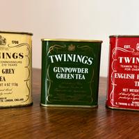 Tris scatole metallo Twinings Tea