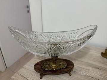 Vintage porta frutta cristallo