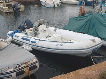 Gommone + motore + carrello