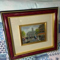 Dipinto olio su tela Luciano LUTRING “Parigi”