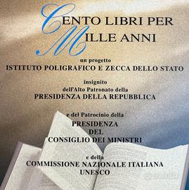 100 libri per 1000 anni zecca dello stato