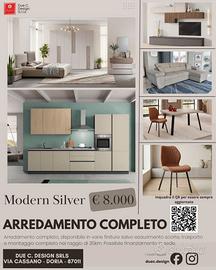 Arredamento completo Modern Silver