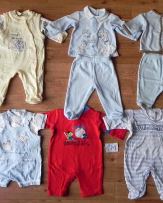 Vestiti bambino 1 mese e 3 mesi