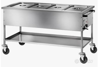 carrello bagnomaria professionale