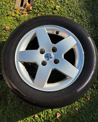 4 cerchi in lega originali Peugeot 207