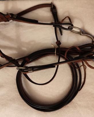 TESTIERA WESTERN  - REDINI - IMBOCCATURA PER PONY