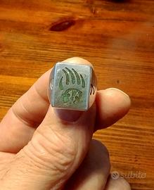 Anello argento e turchese