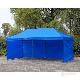 Gazebo 3x6 richiudibile impermeabile in acciaio -