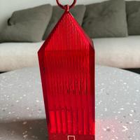 Lume Lantern Kartell rosso nuova imballata