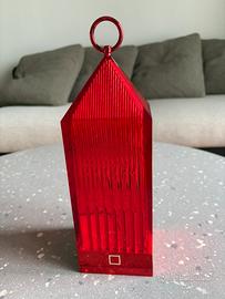 Lume Lantern Kartell rosso nuova imballata