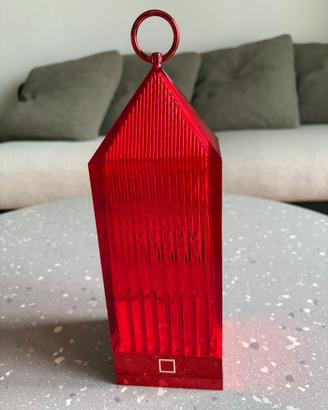 Lume Lantern Kartell rosso nuova imballata