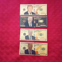 "TRUMP"4 BANCONOTE LAMINATE ELEZIONI 2024