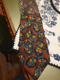 Stock 9 Cravatte Vintage Seta Made in Italy Ascot