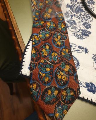 Stock 9 Cravatte Vintage Seta Made in Italy Ascot