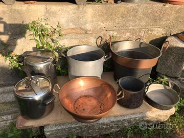 Pentola pressione alluminio 16 litri rame