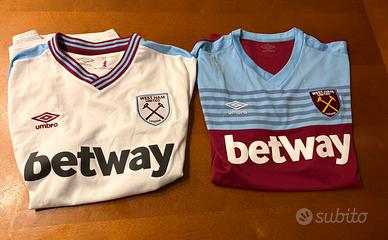 Coppia Maglie Jersey West Ham 2019/20 Umbro Tg XL