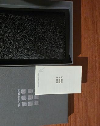 PORTAFOGLIO MOLESKINE IN VERA PELLE 