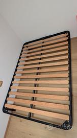 Rete letto doghe in legno 140x200cm altezza 35cm