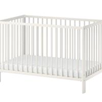 Lettino Neonato con materasso, lenzuola e piumino