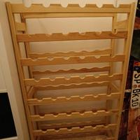 Cantinetta Vino in legno 54 bottiglie 