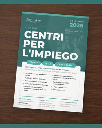 Manuale Concorso Centri per l'Impiego Core