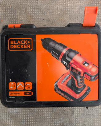 trapano + seghetto black decker