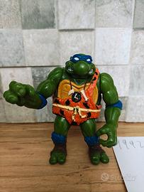 action figure ninja turtles caveman Leo 1992