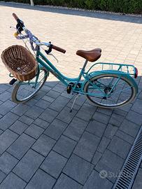 Bici bambina 24" Canellini Dolce Vita con cestino