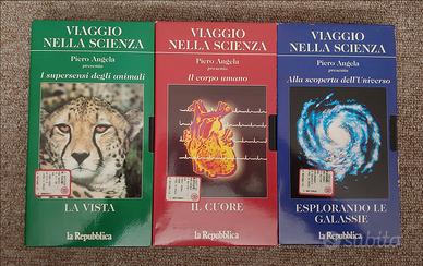 Videocassette VHS  Viaggio nella scienza La Repubb