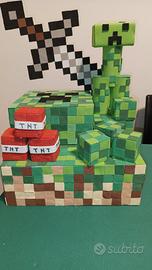 torta scenografica  Minecraft 