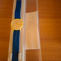 orologio ops posh blu e giallo