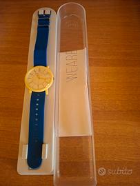 orologio ops posh blu e giallo