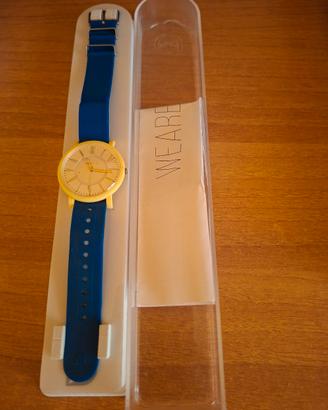 orologio ops posh blu e giallo