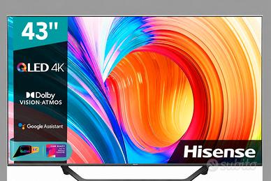 Hisense 43'' smart TV 4k QLED