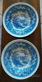 piatti antichi fondi ceramica inglese royal swan
