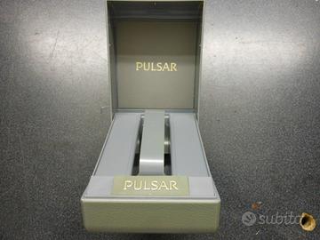 PULSAR WATCH SCATOLA PORTA OROLOGIO vintage WBX70